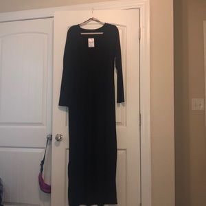 Long black dress